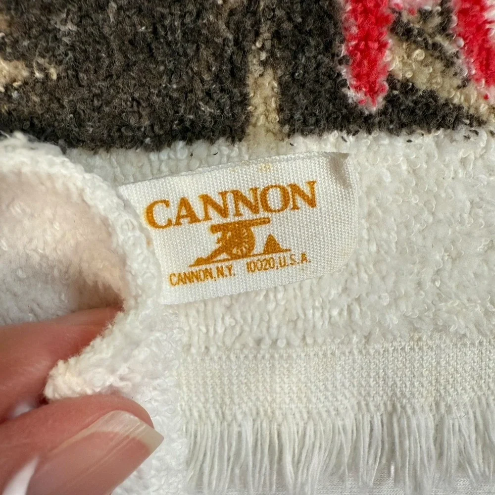 Vtg The Fonz Happy Days TV Show Fringed Hand Towel Washcloth Fonzie Cannon‎ 70's